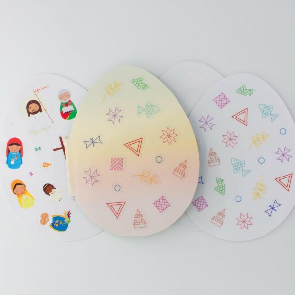 Easter Egg & Scene Reusable Sticker Set For Discount - Image 4