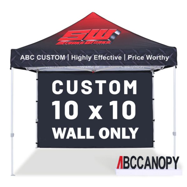 ABCCANOPY Custom Sidewall only 8x8 10x10 10x15 10x20 for Canopy(1pc)-UK Discount