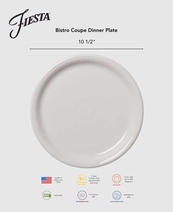 Bistro Coupe 10 1 2 Inch Dinner Plate Online Hot Sale - Image 2