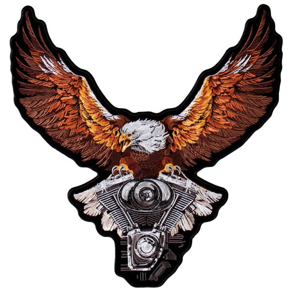 Hot Leathers PPA8229 Storm Clouds Eagle 12  x 12  Patch Sale