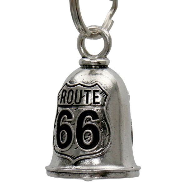 Milwaukee Leather MLB9135 Route 66 Motorcycle Good Luck Bell w  Key Ring-Key Chain Accessory for Bikers Online Hot Sale - Image 2
