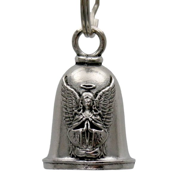 Milwaukee Leather MLB9067 Angel Motorcycle Good Luck Bell w  Key Ring-Key Chain Accessory for Bikers on Sale
