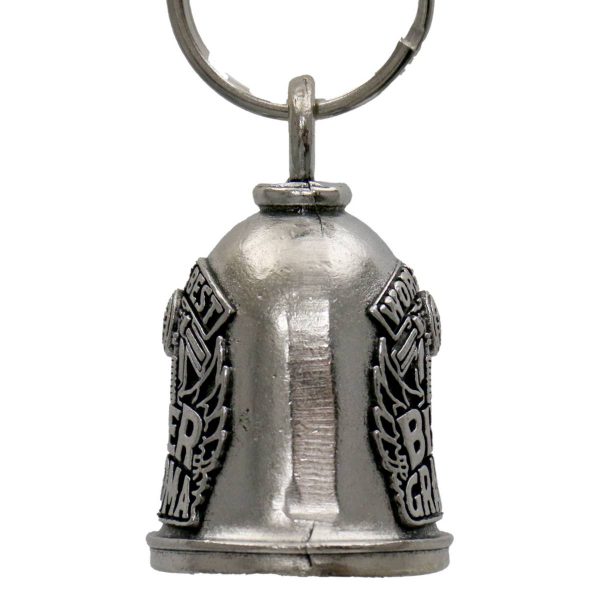 Milwaukee Leather MLB9075 Biker Grandma Motorcycle Good Luck Bell w  Key Ring-Key Chain Accessory for Bikers Discount - Image 3