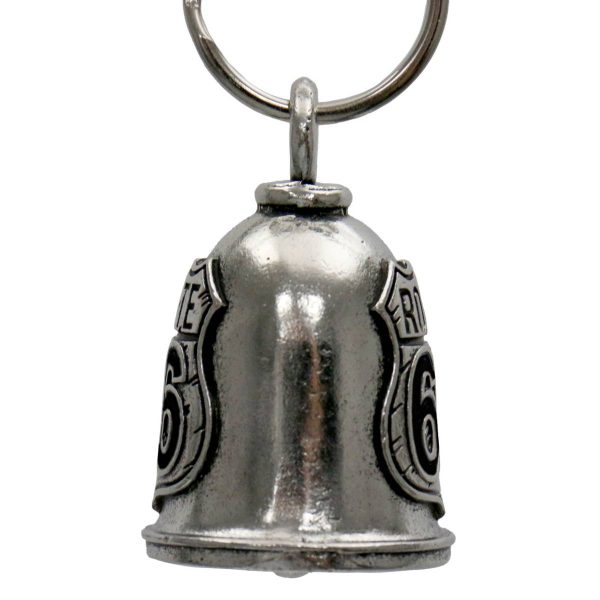 Milwaukee Leather MLB9135 Route 66 Motorcycle Good Luck Bell w  Key Ring-Key Chain Accessory for Bikers Online Hot Sale - Image 3