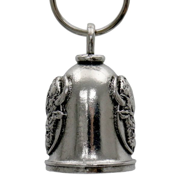 Milwaukee Leather MLB9081 Buffalo Crazy Motorcycle Good Luck Bell w  Key Ring-Key Chain Accessory for Bikers For Cheap - Image 3